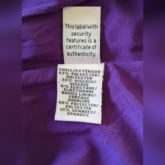 DvF Jori Ruched Sheath Dress in royal purple size 2 - Picture 11 of 14